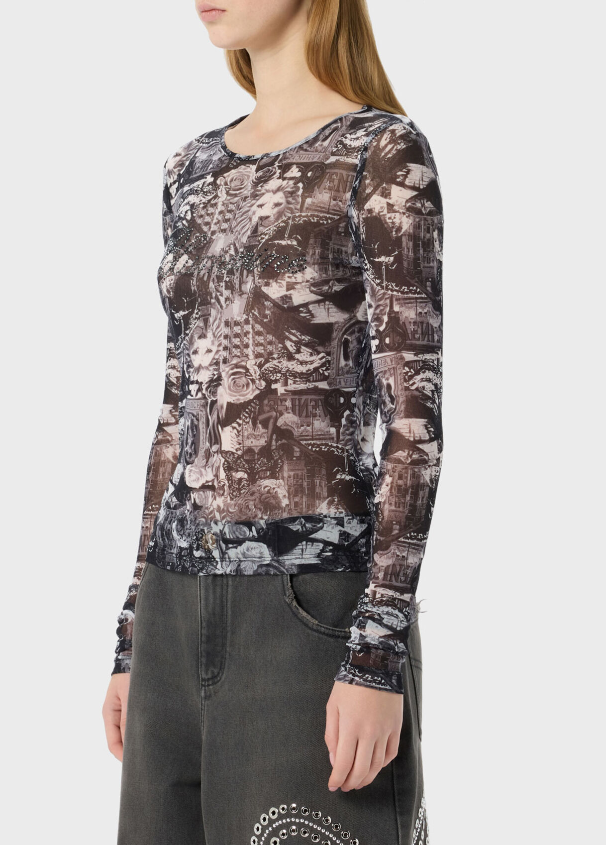 Printed jersey T-shirt - Blumarine